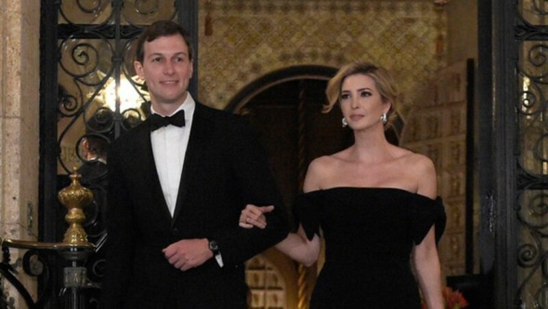 Jared Kuschner mit seiner Frau Ivanka Trump (Bild: Associated Press)