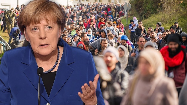 Angela Merkel (Bild: APA/AFP/STEPHANE DE SAKUTIN, APA/Rene Gomolj)