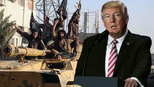 US-Präsident Trump fordert europäische Staaten dazu auf, IS-Kämpfer zurückzunehmen. (Bild: AP)