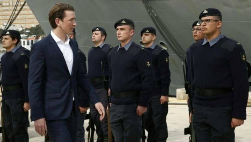 Außenminister Kurz auf Malta (Bild: AUSSENMINISTERIUM/DRAGAN TATIC)