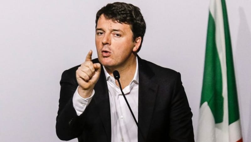 Italiens Ex-Premier Matteo Renzi (Bild: AP)