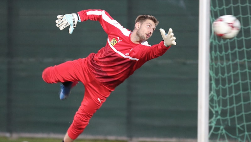 As of Saturday, Andreas Lukse will be in goal for BW Linz for a longer period of time. (Bild: GEPA)