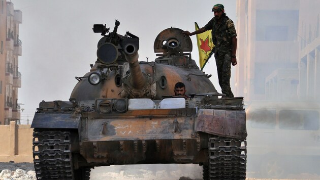 Die kurdischen Gebiete in Nordsyrien werden von YPG-Kämpfern kontrolliert. (Bild: AFP)