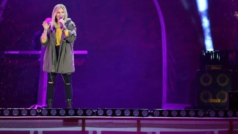 Helene Fischer bei der Eröffnungsfeier der Special Olympics in Schladming (Bild: APA/BARBARA GINDL)