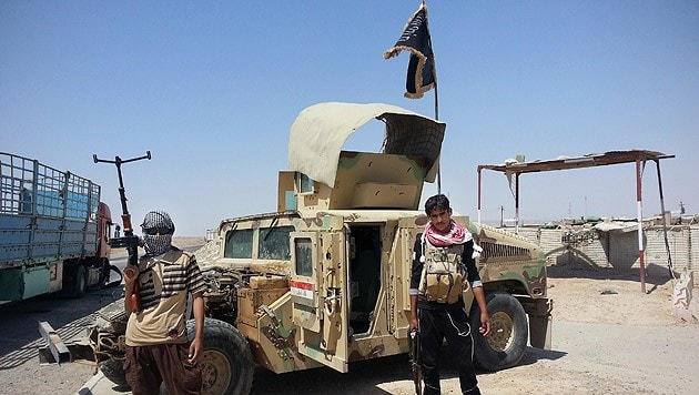 IS-Kämpfer im Irak (Bild: AP)