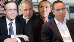 Dobernig, Dörfler, Petzner, Scheuch (Bild: APA)