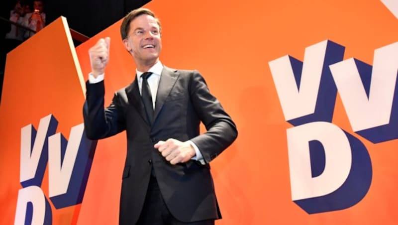 Wahlsieger Mark Rutte (Bild: AP)