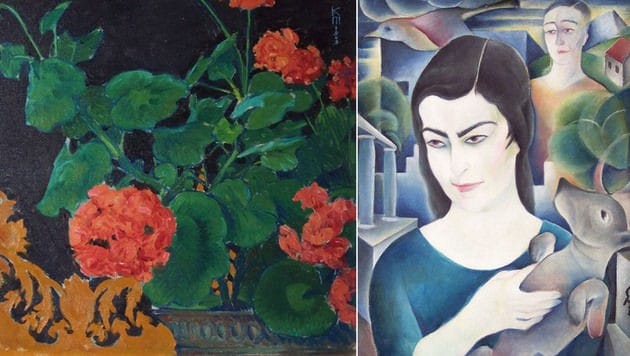 Zwei der gestohlenen Gemälde (Bild: APA/BMI)