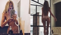 Elsa Hosk zeigt sich halb nackt auf Instagram. (Bild: instagram.com/elsahosk)