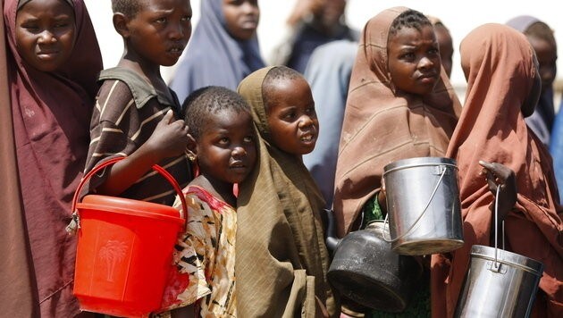 In Somalia ist fast die Hälfte der Bevölkerung einer akuten Lebensmittelunsicherheit ausgesetzt. (Bild: EPA)