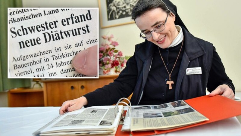 Schwester Katharina sammelte als Kind jeden Artikel, der etwas mit Nonnen zu tun hatte. (Bild: Markus Wenzel)