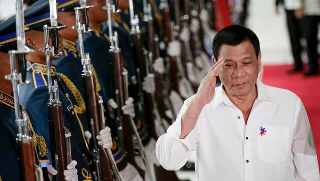 Der philippinische Präsident Rodrigo Duterte (Bild: EPA)