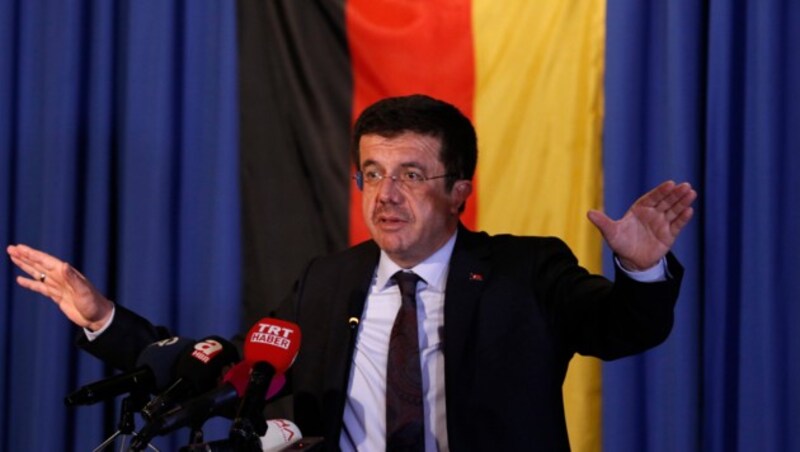 Zeybekci schlug bei seiner Rede in Köln versöhnliche Töne an. (Bild: AFP)