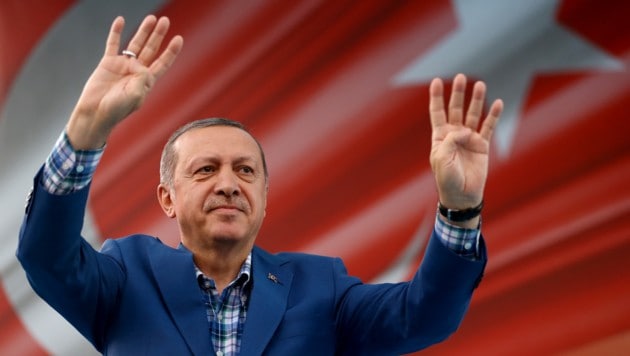 Der türkische Präsident Recep Tayyip Erdogan (Bild: APA/AFP/TURKEY'S PRESIDENTIAL PRESS)