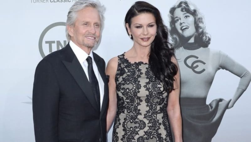 Michael Douglas und Catherine Zeta-Jones (Bild: APA/EPA/PAUL BUCK)