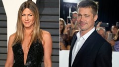 Jennifer Aniston und Brad Pitt stehen wieder in Kontakt. (Bild: AFP)