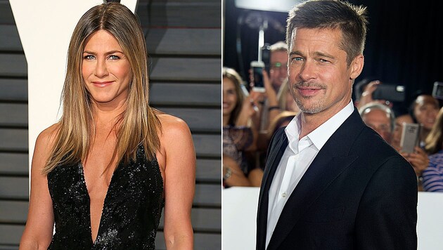 Jennifer Aniston und Brad Pitt stehen wieder in Kontakt. (Bild: AFP)