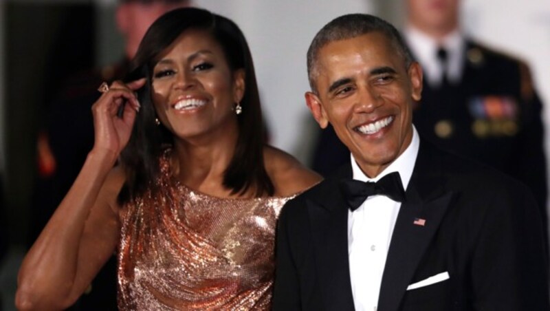 Michelle und Barack Obama (Bild: AP)