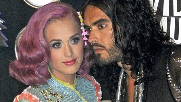 Katy Perry und Ex-Mann Russell Brand (Bild: EPA)