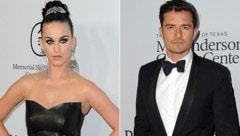 Katy Perry und Orlando Bloom (Bild: APA/AFP/ANGELA WEISS)