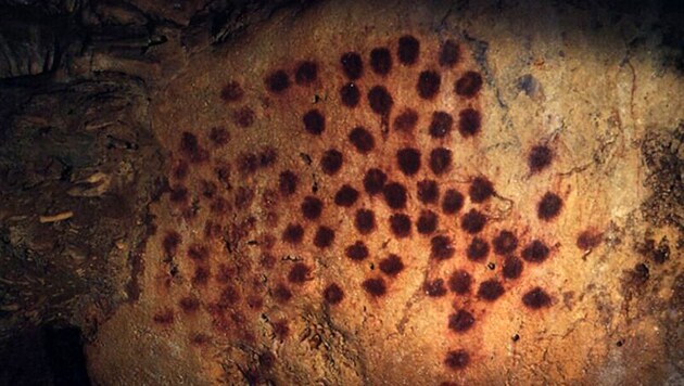 Die steinzeitliche Darstellung eines Rhinocerus (Bild: New York University/C. Fritz)