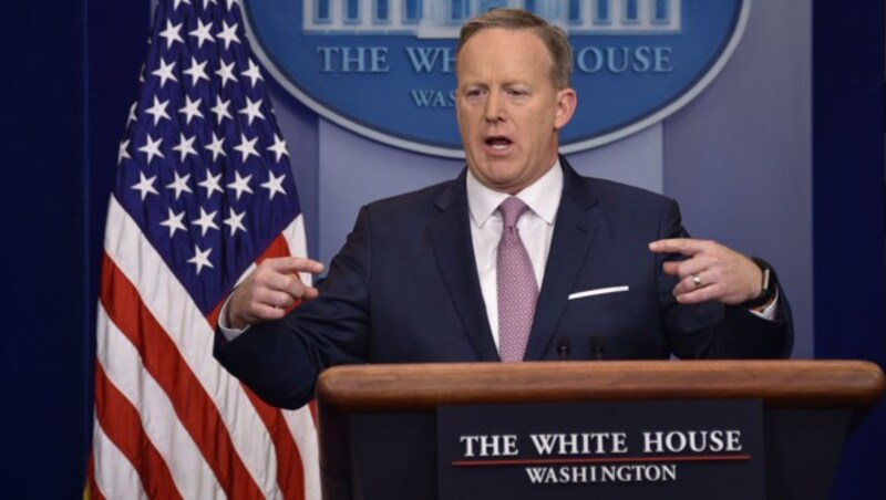 Trumps Sprecher Sean Spicer (Bild: AFP)