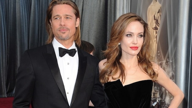 Brad Pitt und Angelina Jolie (Bild: EPA)
