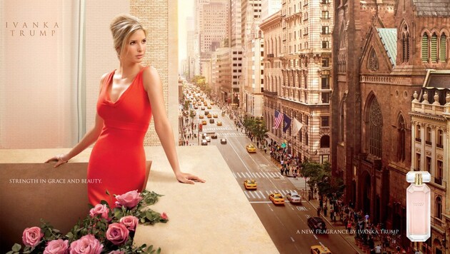Werbeplakat für das Parfum von Ivanka Trump (Bild: 2013 Ivanka TrumpMarks LLC)