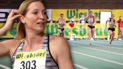 Viola Kleiser beim 60m-Lauf (Bild: GEPA)