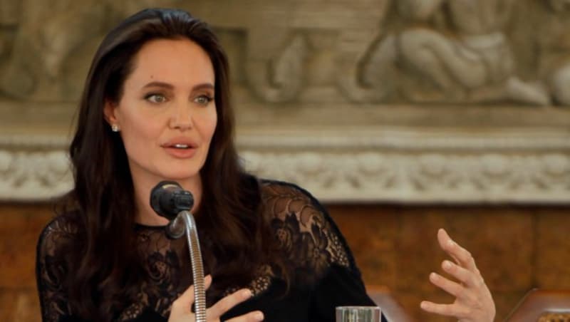 Angelina Jolie bei der Pressekonferenz zu ihrem neuen Film (Bild: ASSOCIATED PRESS)