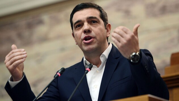 Griechenlands Ministerpräsident Alexis Tsipras (Bild: APA/AFP/Louisa Gouliamaki)