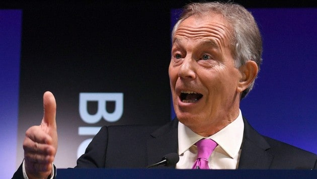 Großbritanniens Ex-Premier Tony Blair (Bild: AP)
