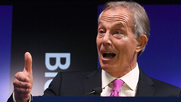 Großbritanniens Ex-Premier Tony Blair (Bild: AP)