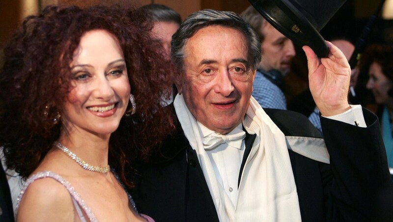 Christina „Mausi“ Lugner mit Ex-Ehemann Richard (Bild: APA/Guenter R. Artinger)