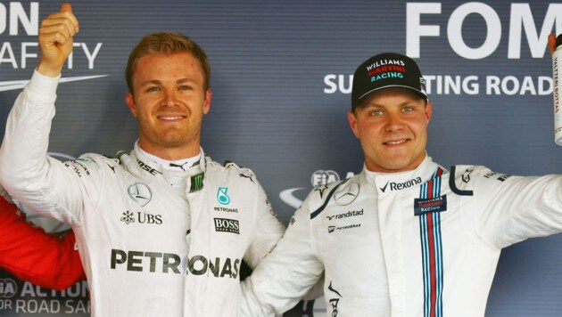 Nico Rosberg und Valtteri Bottas (Bild: GEPA)