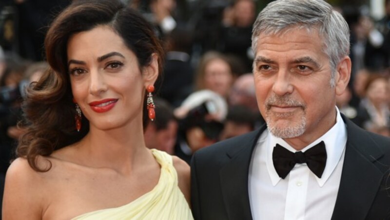 Amal und George Clooney (Bild: AFP)