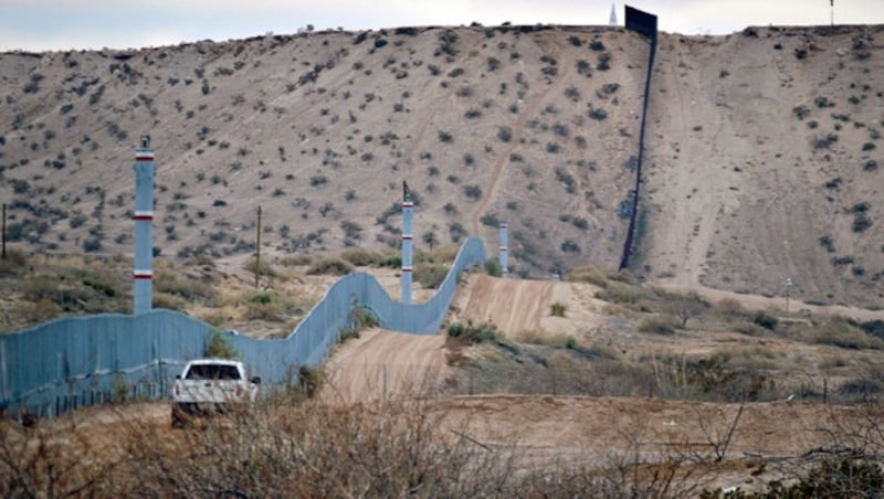 Grenze zwischen den USA und Mexiko (Bild: AP)