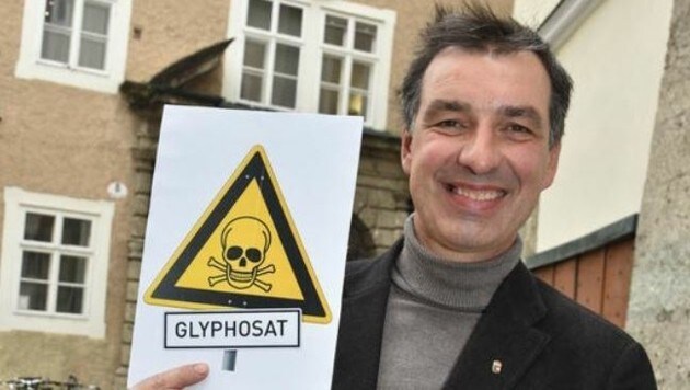 Grün-Politiker Rupert Fuchs ist die Salzburger Speerspitze im Kampf gegen das Glyphosat. (Bild: Wolfgang Weber)