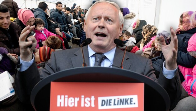 Der deutsche Links-Politiker Oskar Lafontaine (Bild: AFP)