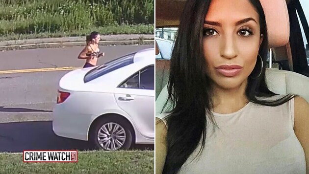 Karina Vetrano kurz vor ihrer Ermordung (links); die junge Frau fotografierte sich gerne selbst. (Bild: Crime Watch Daily, facebook.com)