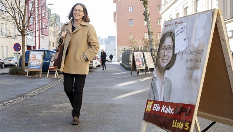 KPÖ-Kandidatin Elke Kahr (Bild: APA/Erwin Scheriau)