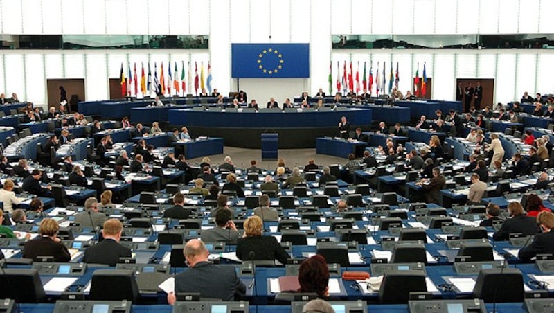 Das EU-Parlament in Straßburg (Bild: APA/Bernhard J. Holzner)
