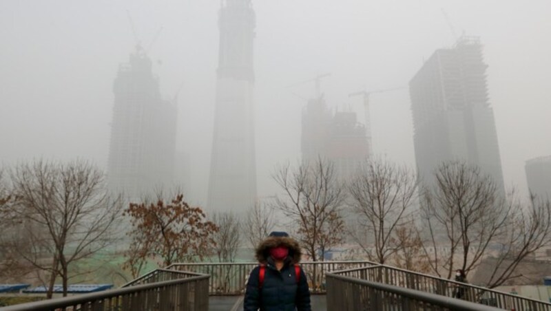 Smog über Peking (Bild: Associated Press)