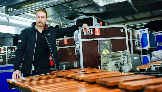 Orchesterwart Martin Edtmayr hatte gestern in New York ab 6 Uhr früh einen langen Tag. (Bild: Markus Wenzel)