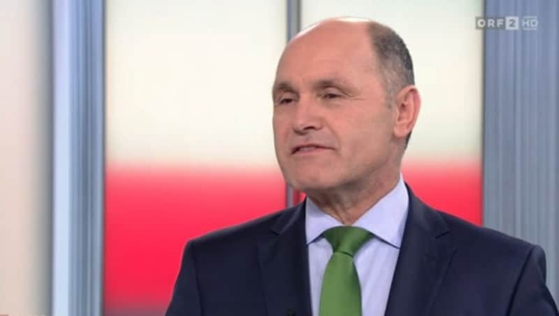 Innenminister Wolfgang Sobotka im "Report" (Bild: ORF)