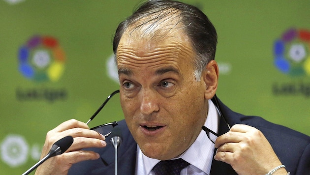 La-Liga-Präsident Javier Tebas (Bild: APA)