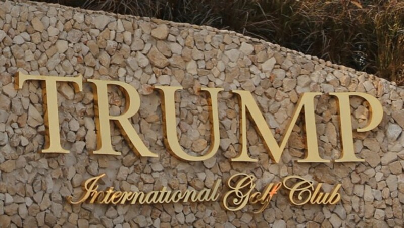 Der Trump International Golf Club in Dubai (Bild: AP)