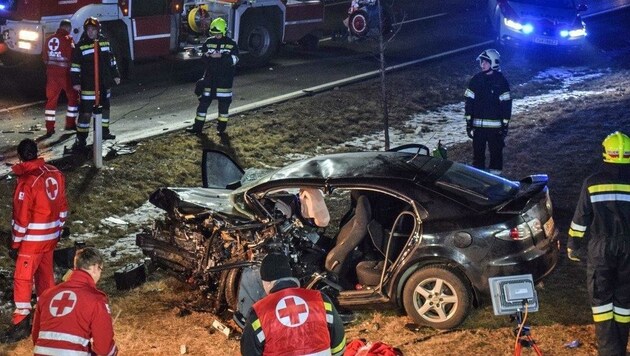 Tödlicher Unfall in Niederösterreich (Bild: Einsatzdoku.at)