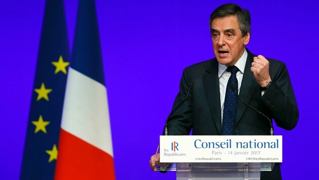 Francois Fillon ist Präsidentschaftskandidat von Frankreichs Konservativen (Bild: AFP)