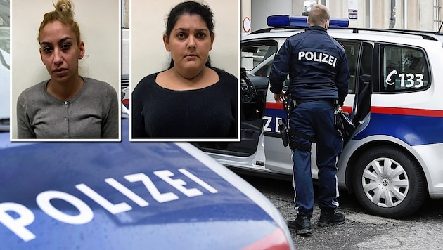 Diese beiden Frauen sollen etliche Beutezüge in Wien unternommen haben. (Bild: BPD Wien, APA/ROBERT JAEGER)